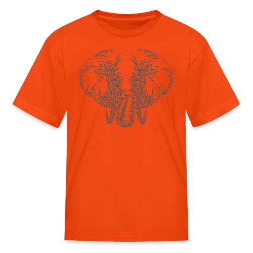 elephantGREY png - Kids' T-Shirt