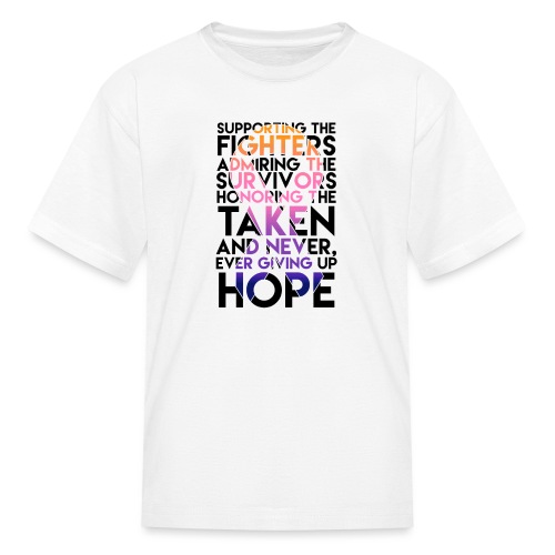 Cancer Quote - Kids' T-Shirt