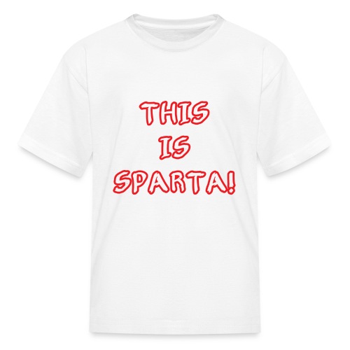This is Sparta red - Kids' T-Shirt