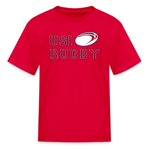 USI Rugby with ball - Kids' T-Shirt