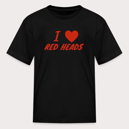 I HEART RED HEADS - Kids' T-Shirt