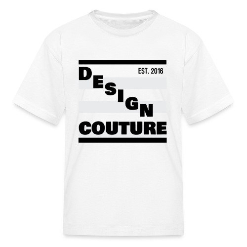 DESIGN COUTURE EST 2016 BLACK - Kids' T-Shirt