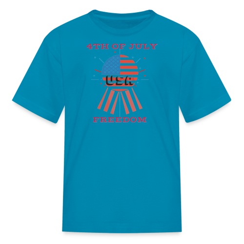 4th of July Freedom - Kids' T-Shirt
