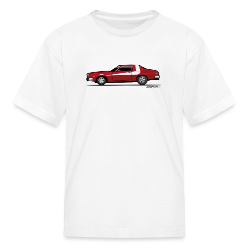 Gran Torino Striped Tomato Red Undercover Cop Car - Kids' T-Shirt