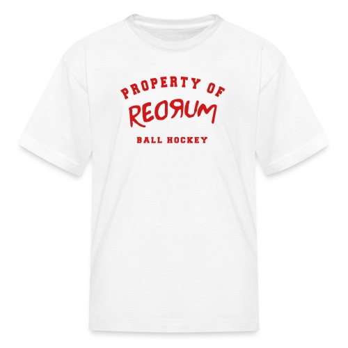 property redrum - Kids' T-Shirt
