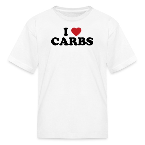 i heart carbs 2 color - Kids' T-Shirt
