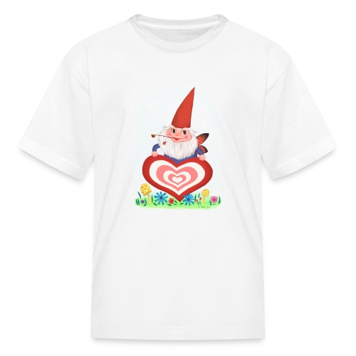 Gnome and Heart - Kids' T-Shirt