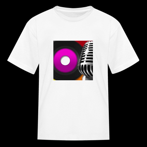 Record & Microphone For Audiophiles - Kids' T-Shirt