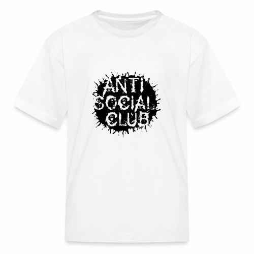 Anti Social Club - gift idea for misanthropes - Kids' T-Shirt