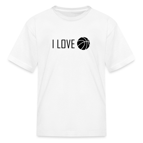 I Love Basketball - Kids' T-Shirt