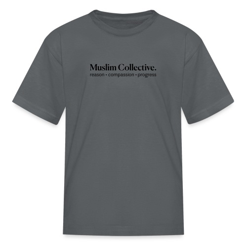 Muslim Collective Logo + tagline - Kids' T-Shirt
