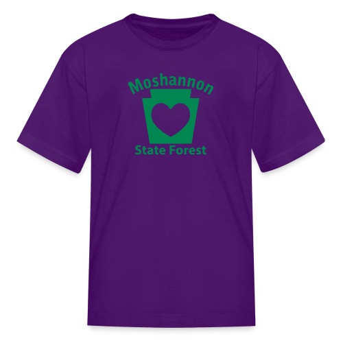 Moshannon State Forest Keystone Heart - Kids' T-Shirt