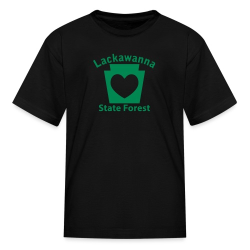 Lackawanna State Forest Keystone Heart - Kids' T-Shirt
