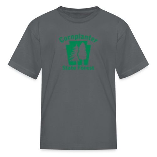 Cornplanter State Forest Keystone (w/trees) - Kids' T-Shirt