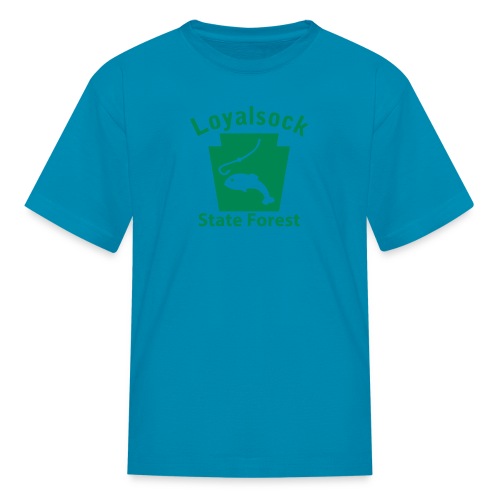 Loyalsock State Forest Fishing Keystone PA - Kids' T-Shirt