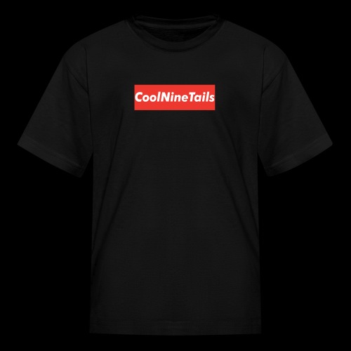CoolNineTails supreme logo - Kids' T-Shirt