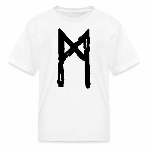 Elder Futhark Rune - Letter M - Kids' T-Shirt