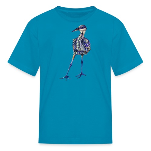 Blue heron - Kids' T-Shirt