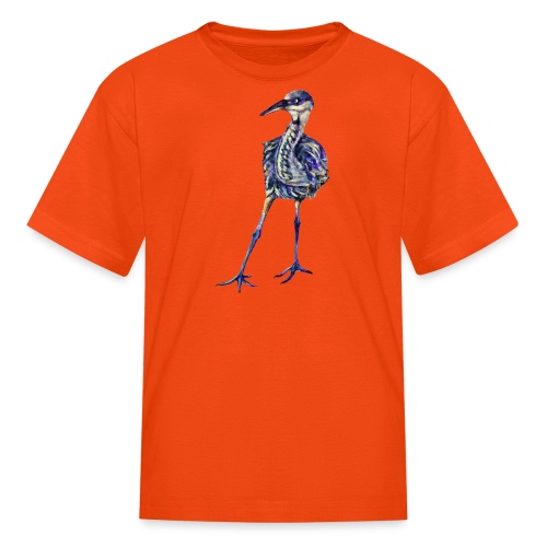Blue heron - Kids' T-Shirt
