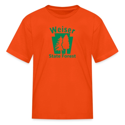 Weiser State Forest Keystone (w/trees) - Kids' T-Shirt