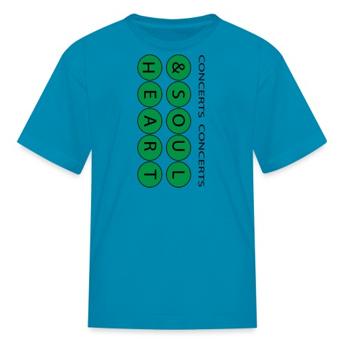 Heart & Soul Concerts text design - Mother Earth - Kids' T-Shirt
