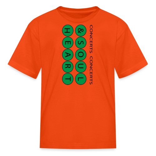 Heart & Soul Concerts text design - Mother Earth - Kids' T-Shirt