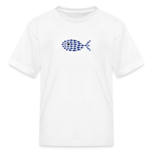 Fish swimming against the tide - Kids' T-Shirt