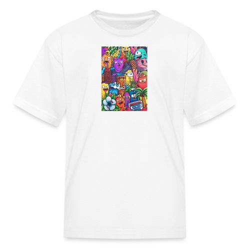 doodle art vexx - Kids' T-Shirt