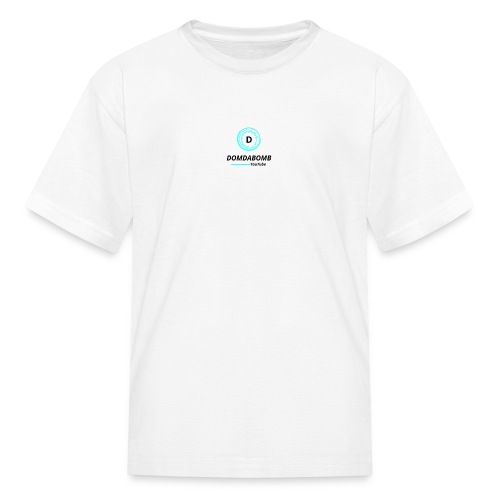 Lit DomDaBomb Logo For WHITE or Light COLORS Only - Kids' T-Shirt