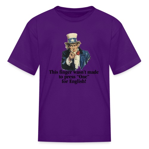 Uncle Sam - Finger - Kids' T-Shirt