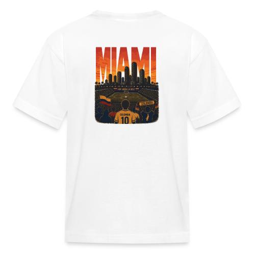 Colombia Mundial Tee (Blanco) — Doble Estampado - Kid's T-Shirt