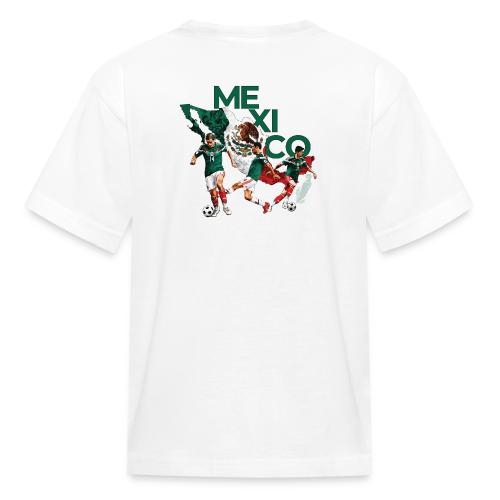 México Mundial Tee (Blanco) — Doble Estampado - Kid's T-Shirt