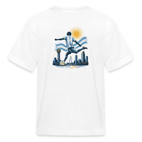 Argentina Mundial Tee (blanco) — Doble Estampado - Kid's T-Shirt