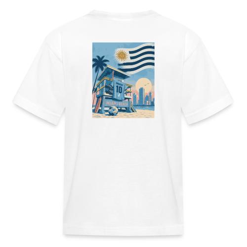 Uruguay Mundial Tee (blanco) — Estampado Trasero - Kid's T-Shirt
