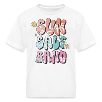 Sun Salt Sand - Kid's T-Shirt - white - Front