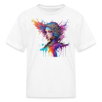 artistic explosion - Kid's T-Shirt - white - Front