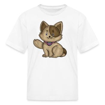Cute Kitty - Crazy Cool Kids Shirt Design - Kid's T-Shirt - white - Front