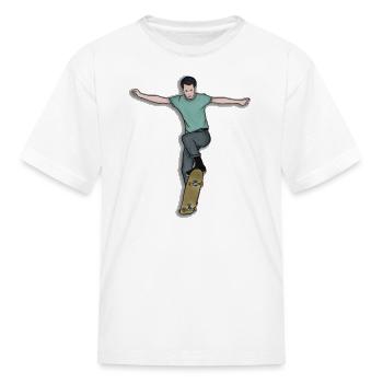 Skate for Life - Kids Shirt Designs - Kid's T-Shirt - white - Front