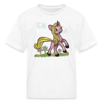 Unicorn Gryphon - Crazy Cool Kids Shirt Design - Kid's T-Shirt - white - Front
