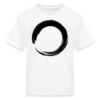 Enso Zen Circle - Kid's T-Shirt - white - Front