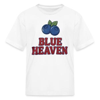 Blue Heaven Blueberries - Kid's T-Shirt - white - Front