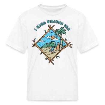 Summer Vibes - Kid's T-Shirt - white - Front