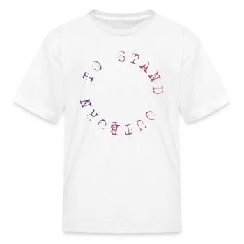 Italy Circle Arc Typography - Kid's T-Shirt - white - Front