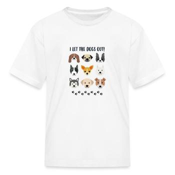 Pug Dog Doggie Breed Pet Animal Gift Idea - Kid's T-Shirt - white - Front