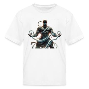 zeus & lighting - Kid's T-Shirt - white - Front