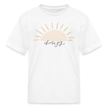 Choose Joy - Kid's T-Shirt - white - Front