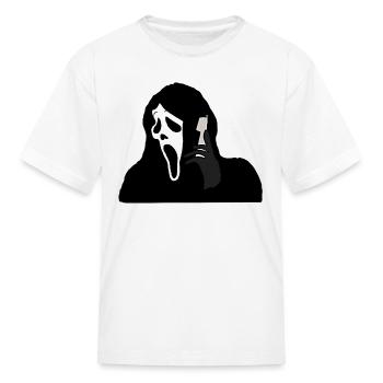 Ghostface Phone Call - Kid's T-Shirt - white - Front