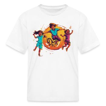 film production company logo - Kid's T-Shirt - white - Front