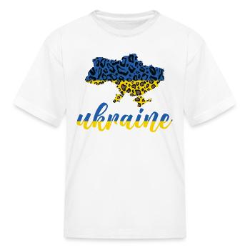 Ukraine - Kid's T-Shirt - white - Front