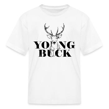 Young Buck - Kid's T-Shirt - white - Front